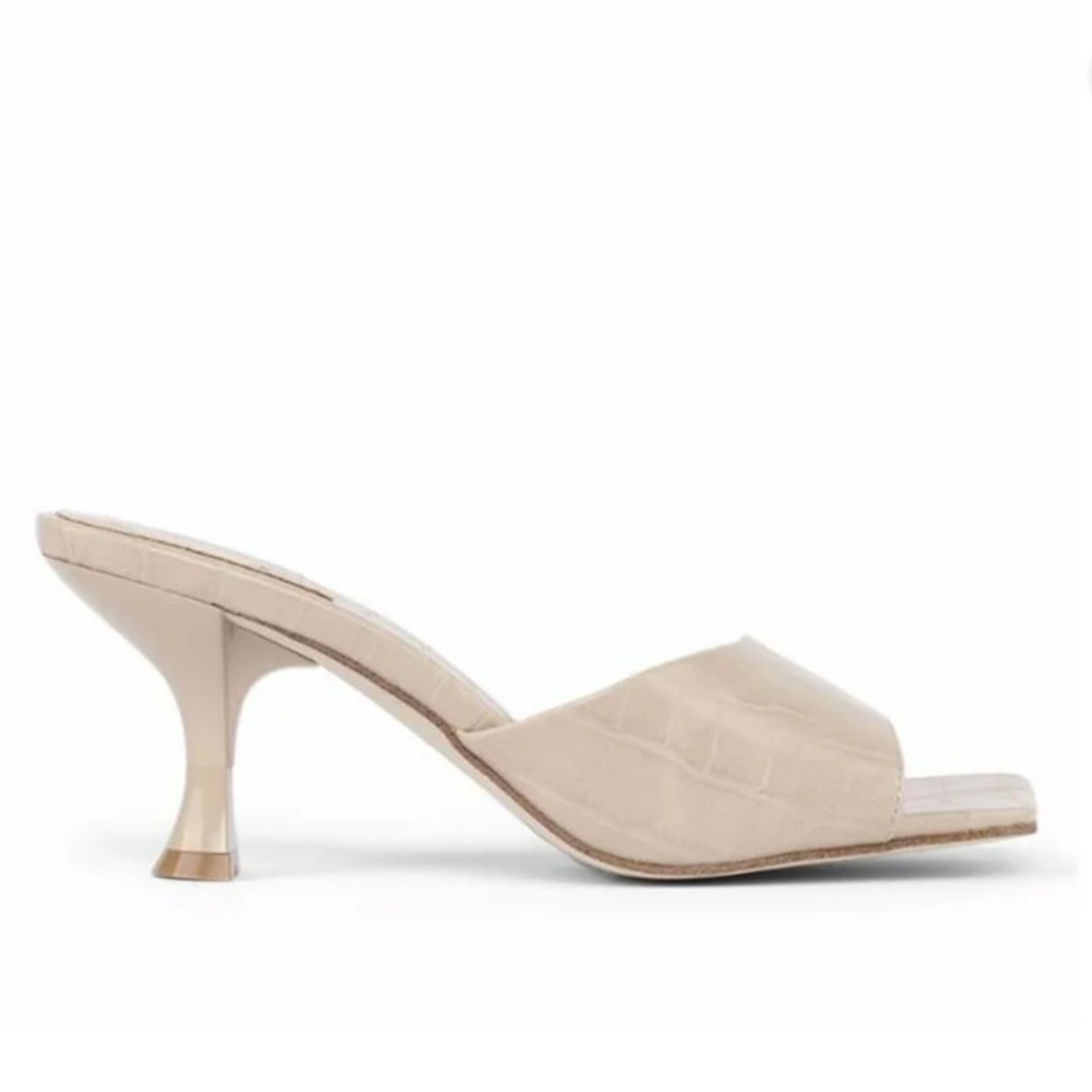 Jeffrey Campbell Mr Big Mule Croc Nude